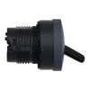 Picture of Toggle switch head, Harmony XB5, plastic, black, 22mm, 2 positions, stay put