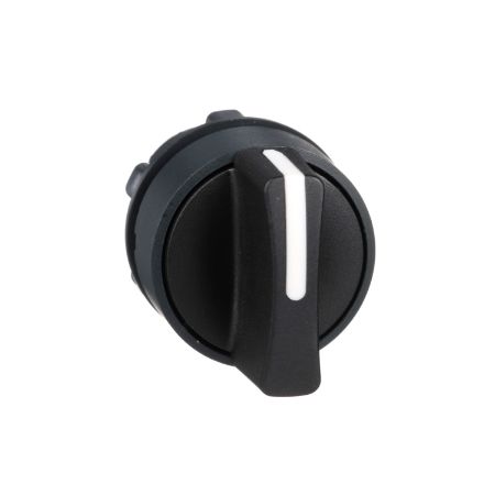 Picture of Harmony XB5, Selector switch head, plastic, black, 22mm, 3 positions, stay put