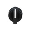 Picture of Harmony XB5, Selector switch head, plastic, black, 22mm, 3 positions, stay put