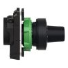 Picture of Potentiometer head, Harmony XB5, plastic,black, 22mm, for use with 6mm shaft