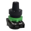 Picture of Potentiometer head, Harmony XB5, plastic,black, 22mm, for use with 6.35mm shaft