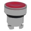 Picture of Head for illuminated push button, Harmony XB4, metal, red flush, 22mm, universal LED, push push, unmarked