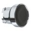 Picture of Head for non illuminated push button, Harmony XB4, metal, black, flush, 22mm, push push, unmarked