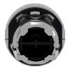 Picture of Head for non illuminated push button, Harmony XB4, metal, black, flush, 22mm, push push, unmarked