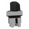 Picture of Head for selector switch, Harmony XB4, metal, black, 22mm, long handle, 3 positions, stay put