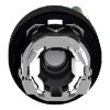Picture of Head for illuminated selector switch, Harmony XB4, universal LED,  black metal, green handle, 22mm, 2 positions, stay put
