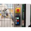Picture of Head for selector switch, Harmony XB5, plastic, black, 22mm, long handle, 3 positions, stay put