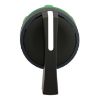 Picture of Head for selector switch, Harmony XB5, plastic, black, 22mm, long handle, 3 positions, stay put