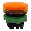 Picture of Harmony XB5, Head for Pilot light, plastic, orange, 22mm, universal LED, plain lens