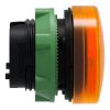 Picture of Harmony XB5, Head for Pilot light, plastic, orange, 22mm, universal LED, plain lens