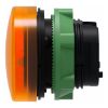 Picture of Harmony XB5, Head for Pilot light, plastic, orange, 22mm, universal LED, plain lens