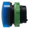 Picture of Harmony XB5, Head for Pilot light, plastic, blue, 22mm, universal LED, plain lens