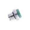 Picture of Head for non illuminated push button, Harmony XB4, metal, projecting, green, 22mm, spring return, booted, unmarked