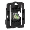 Picture of Complete body light block assembly, Harmony XB5, plastic, universal LED, body fixing collar, 24V AC DC