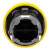 Picture of Harmony XB4, Head for non illuminated push button, yellow flush pushbutton Ø22 mm spring return unmarked