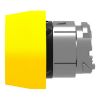 Picture of Harmony XB4, Head for non illuminated push button, yellow flush pushbutton Ø22 mm spring return unmarked