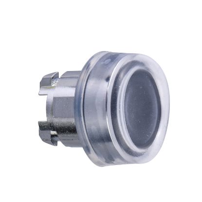 Picture of Head for non illuminated push button, Harmony XB4, metal, flush, black, 22mm, spring return, booted, unmarked