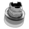 Picture of Head for non illuminated push button, Harmony XB4, metal, flush, black, 22mm, spring return, booted, unmarked