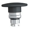 Picture of Head for non illuminated pushbutton, Harmony XB4, mushroom 60mm, metal, black, 22mm, spring return