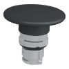 Picture of Head for non illuminated pushbutton, Harmony XB4, mushroom 60mm, metal, black, 22mm, spring return, hemispherical