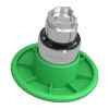 Picture of Head for non illuminated pushbutton, Harmony XB4, mushroom 60mm, metal, green, 22mm, spring return