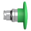 Picture of Head for non illuminated pushbutton, Harmony XB4, mushroom 60mm, metal, green, 22mm, spring return