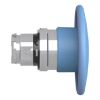 Picture of Harmony XB4, Mushroom push button head Ã˜60, metal, blue, Ã˜22, spring return