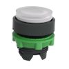 Picture of Harmony XB5, Head for illuminated push button, white projecting, 22mm, universal LED, spring return, unmarked