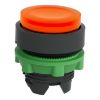 Picture of Harmony XB5, Head for illuminated push button, orange projecting, 22mm, universal LED, spring return, unmarked