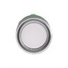 Picture of Head for illuminated push button, Harmony XB5, white flush, 22mm, universal LED, spring return, clear boot, unmarked