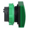 Picture of Head for pilot light, Harmony XB5, square green, 22mm, with plain lens, universal LED