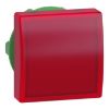 Picture of Head for pilot light, Harmony XB5, square red, 22mm, with plain lens, universal LED