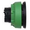 Picture of Antimicrobial Flush mounted push button head, Harmony XB5, plastic, red, 30mm, spring return, unmarked