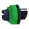Picture of Antimicrobial Flush mounted selector switch head, Harmony XB5, plastic, black, 30mm, 2 positions, stay put