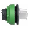 Picture of Head for illuminated selector switch, Harmony XB5, plastic, white handle, universal LED, 2 positions, stay put