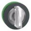 Picture of Head for illuminated selector switch, Harmony XB5, plastic, white handle, universal LED, 3 positions, right to center