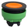 Picture of Head for pilot light, Harmony XB5, antimicrobial, plastic, orange, 30mm, universal LED, plain lens