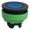 Picture of Head for pilot light, Harmony XB5, antimicrobial, plastic, blue, 30mm, universal LED, plain lens