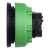 Picture of Head for pilot light, Harmony XB5, antimicrobial, plastic, blue, 30mm, universal LED, plain lens