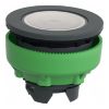 Picture of Head for illuminated push button, Harmony XB5, antimicrobial, plastic, white, 30mm, universal LED, plain lens