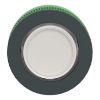 Picture of Head for illuminated push button, Harmony XB5, antimicrobial, plastic, white, 30mm, universal LED, plain lens