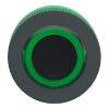Picture of Head for illuminated push button, Harmony XB5, plastic, green flush mounted, 30mm, universal LED, illuminated ring
