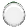 Picture of Head for pilot light, Harmony XB5, metal, white, 22mm, plain lens for BA9s bulb