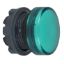 Picture of Head for pilot light, Harmony XB5, metal, green, 22mm, plain lens for BA9s bulb