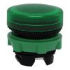 Picture of Head for pilot light, Harmony XB5, green, 22mm, with grooved lens, universal LED