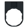 Picture of Legend holder 30x40mm, Harmony XB4, plastic, with legend 8x27mm, marked ON