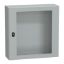 Picture of Wall mounted steel enclosure, PanelSeT S3D, transparent door, without mounting plate, 600x600x200mm, IP66, IK08