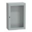 Picture of Wall mounted steel enclosure, PanelSeT S3D, transparent door, without mounting plate, 1200x800x400mm, IP66, IK08