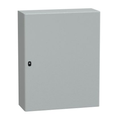 Picture of Spacial, Wall mounted steel enclosure, Spacial S3D, plain door, with mounting plate, 1000x800x300mm, IP66, IK10