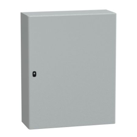 Picture of Spacial, Wall mounted steel enclosure, Spacial S3D, plain door, with mounting plate, 1000x800x300mm, IP66, IK10